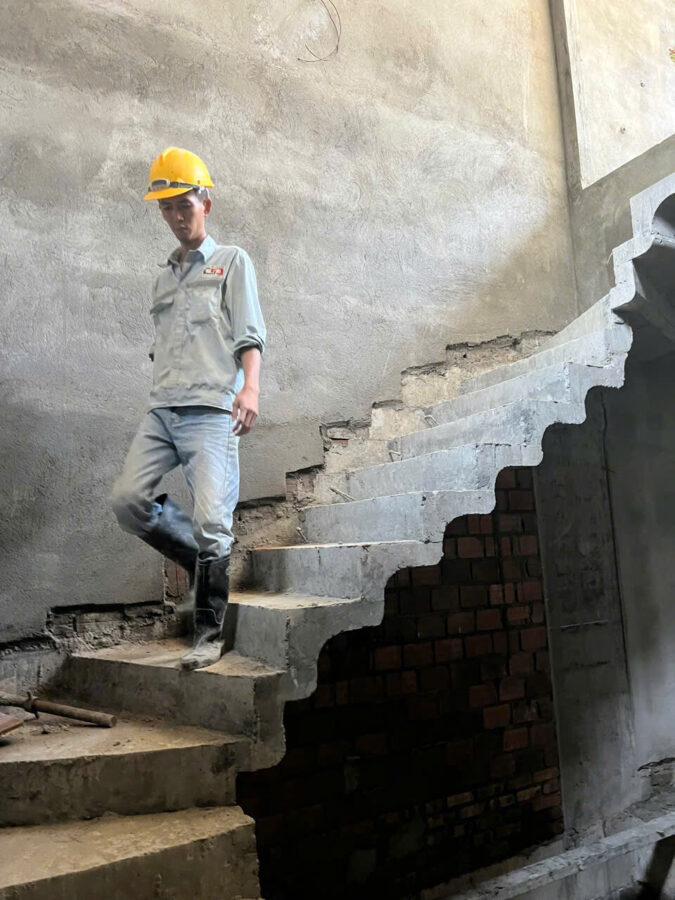 Luôn kiểm tra chất lượng kỹ càng khi lựa chọn xây nhà phần thô.